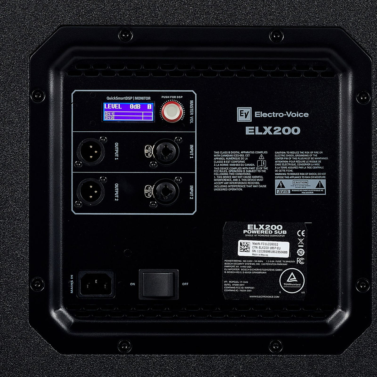 Electro-Voice ELX200-18SP / Subwoofer Activo 18 / Jupitronic – Jupitronic  Audio Establishment