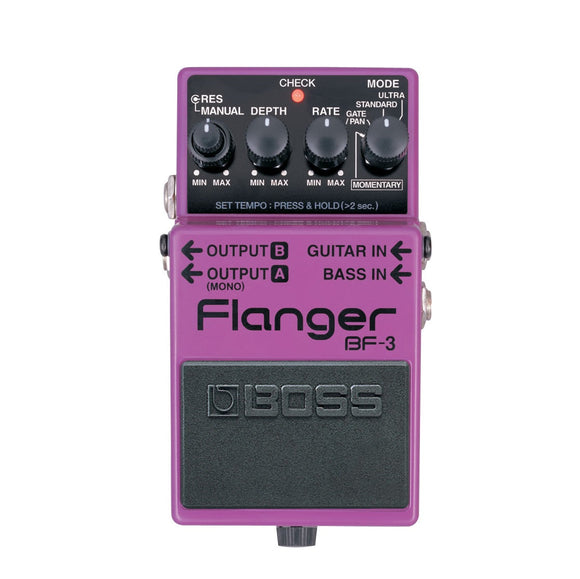 Pedal de efectos para Guitarra y Bajo, BOSS BF-3 Flanger