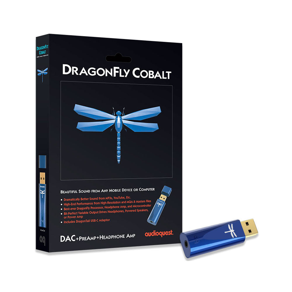 AudioQuest Dragonfly Cobalt - USB DAC + Preamp + Headphone outlet Amp